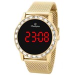 Ficha técnica e caractérísticas do produto Relógio Champion LED Digital Feminino Dourado CH40160H