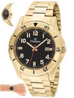 Ficha técnica e caractérísticas do produto Relógio Champion Masculino Dourado Casual Ca31524u