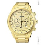 Ficha técnica e caractérísticas do produto Relógio Citizen Cronógrafo TZ30973G Dourado