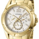 Ficha técnica e caractérísticas do produto Relógio Citizen Masculino Chronograph Tz20322h Dourado