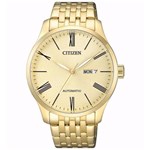 Ficha técnica e caractérísticas do produto Relógio Citizen Masculino Ref: Tz20804g Automático Dourado