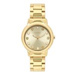 Ficha técnica e caractérísticas do produto Relógio Condor Bracelete Feminino Dourado CO2035LR/K4D