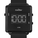 Ficha técnica e caractérísticas do produto Relógio Condor Digital Feminino COBJF156AG/2P Preto