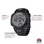Ficha técnica e caractérísticas do produto Relógio Dagg Digital Watch Gear Running Fit Black
