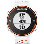 Relógio de Corrida Feminino Garmin Forerunner 620 com GPS e Medidor de Distância Branco/Laranja