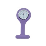 Ficha técnica e caractérísticas do produto Relógio de Lapela em Silicone para Enfermeiras - Lilás