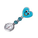 Ficha técnica e caractérísticas do produto Relógio de Lapela Enfermagem Outros Profissionais Azul Claro
