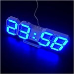 Ficha técnica e caractérísticas do produto Relógio de Mesa C/ Despertador Led Azl