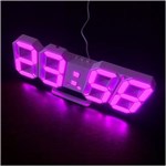 Ficha técnica e caractérísticas do produto Relógio de Mesa C/ Despertador Led Rsa