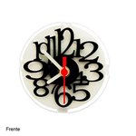 Ficha técnica e caractérísticas do produto Relógio de Mesa Decorativo Números Modelo 2 - Preto