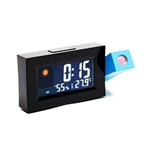 Ficha técnica e caractérísticas do produto Relógio de Mesa Digital com Projetor de Horas Despertador e Temperatura