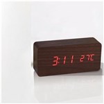 Ficha técnica e caractérísticas do produto Relógio de Mesa Digital Data Hora Temperatura Led Sensor