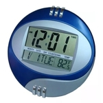 Ficha técnica e caractérísticas do produto Relógio De Mesa E Parede Digital 27 X 27Cm Data Hora Tempera