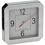 Ficha técnica e caractérísticas do produto Relógio de Mesa Espressione Analógico Espelhado 165-066