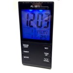 Ficha técnica e caractérísticas do produto Relógio de Mesa ou Parede Digital Data Hora Temperatura Despertador com Led Azul e Sensor