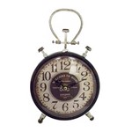 Relógio de Mesa Pequeno Vintage em Ferro Oldway - 23x17 Cm