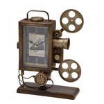 Ficha técnica e caractérísticas do produto Relógio de Mesa Projetor Vintage 34cm - Espressione