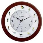 Ficha técnica e caractérísticas do produto Relógio de Parede 30 Cm Canto de Pássaros Brasileiros Herweg
