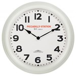 Ficha técnica e caractérísticas do produto Relógio de Parede Branco 36cm - Depósito Dacasanova
