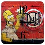 Ficha técnica e caractérísticas do produto Relógio de Parede Cerveja Duff Simpsons Império Decor 40030