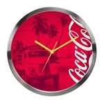 Ficha técnica e caractérísticas do produto Relógio de Parede Coca-Cola Landscape Rio de Janeiro - Vermelho