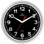 Ficha técnica e caractérísticas do produto Relógio de Parede D30 New York 5396/05 30cm Prata - Haller