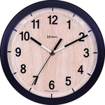 Ficha técnica e caractérísticas do produto Relógio De Parede Decorativo 26 Cm Preto Herweg 660075-34
