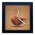 Ficha técnica e caractérísticas do produto Relógio De Parede Decorativo Caixa Alta Tema Café QW006