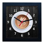 Ficha técnica e caractérísticas do produto Relógio De Parede Decorativo Caixa Alta Tema Café QW002