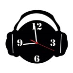 Ficha técnica e caractérísticas do produto Relógio de Parede Decorativo - Fone de Ouvido 2 - ME Criative