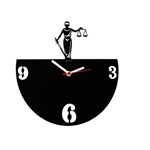 Ficha técnica e caractérísticas do produto Relógio de Parede Decorativo - Modelo Advocacia