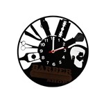 Ficha técnica e caractérísticas do produto Relógio de Parede Decorativo - Modelo Barber Shop 2