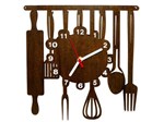 Relógio de Parede Decorativo - Modelo Cozinha - me Criative