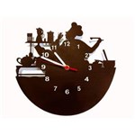 Ficha técnica e caractérísticas do produto Relógio de Parede Decorativo - Modelo Mestre Cuca