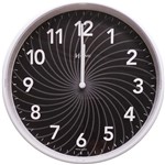 Ficha técnica e caractérísticas do produto Relógio de Parede Decorativo Preto Herweg 6182-034