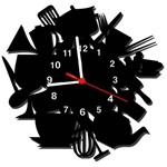 Ficha técnica e caractérísticas do produto Relógio de Parede Decorativo Utensílios