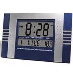 Relógio de Parede Digital com Data Temperatura e Alarme - Play Magazine