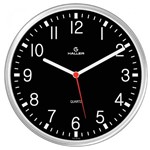 Ficha técnica e caractérísticas do produto Relógio de Parede Disco Aviador 5611/02 22cm Preto - Haller