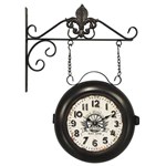Ficha técnica e caractérísticas do produto Relógio de Parede Dupla Face C/ Correntes The Farme Est.1879