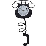 Ficha técnica e caractérísticas do produto Relógio de Parede Espressione Analógico Telefone 266-006