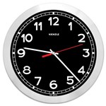 Ficha técnica e caractérísticas do produto Relógio de Parede Futura New York 6057/33 30cm Preto - Kienzle