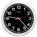 Ficha técnica e caractérísticas do produto Relógio de Parede Futura New York 6057/33 30cm Preto Kienzle