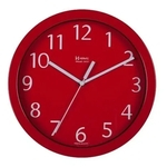 Ficha técnica e caractérísticas do produto Relógio de parede HERWEG 6718-044 vermelho