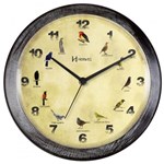 Ficha técnica e caractérísticas do produto Relógio de Parede Herweg Canto dos Pássaros Brasileiros 6658-273