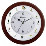 Ficha técnica e caractérísticas do produto Relógio de Parede Canto dos Pássaros Brasileiros Herweg 6370-84