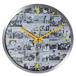 Ficha técnica e caractérísticas do produto Relógio de Parede Metal DC Comics Preto/Branco