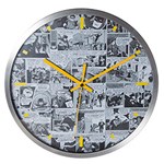 Ficha técnica e caractérísticas do produto Relógio de Parede Metal DC Comics Preto/Branco