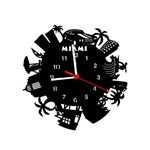 Ficha técnica e caractérísticas do produto Relógio de Parede Miami Cg
