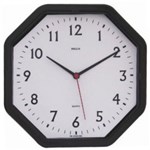 Ficha técnica e caractérísticas do produto Relógio de Parede Oitavado Números 22cm Quartz
