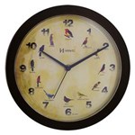 Ficha técnica e caractérísticas do produto Relógio de Parede Preto 6658-034 Herweg - Preto